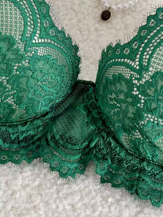 Dark Green Lace 2-Piece Set ( PACK OF 3)