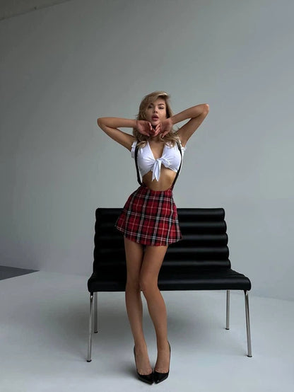 Women's erotic lingerie, costume Schoolgirl
